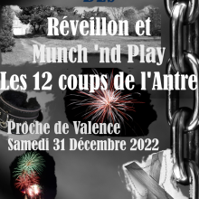 Les douze coups 2022 &agrave; l'Antre Des Vices, vos gites et donjons BDSM proche de Valence